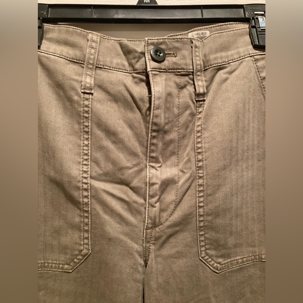 Madewell Fatigue Green Patch Pocket Work Pants Size 27 - Picture 5 of 5